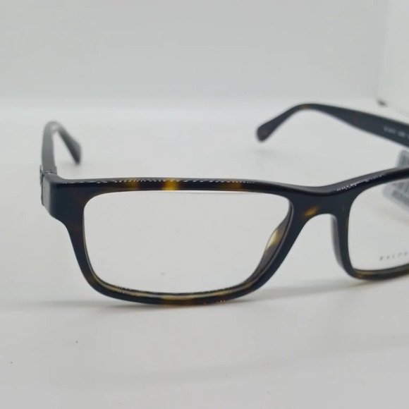 NWT UNISEX RALPH LAUREN EYEGLASS FRAMES 6213 DARK BROWN TORTOISE - Picture 2 of 5